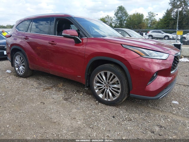 Aukcja sprzedaży 2022 Toyota Highlander Hybrid Platinum, vin: 5TDEBRCH6NS085047, numer aukcji: 46060882