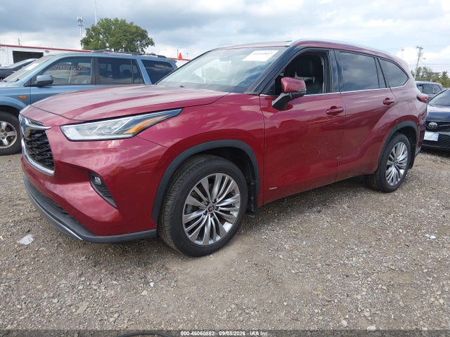 Aukcja sprzedaży 2022 Toyota Highlander Hybrid Platinum, vin: 5TDEBRCH6NS085047, numer aukcji: 46060882
