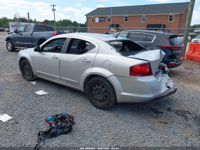 Продажа на аукционе авто 2012 Dodge Avenger Se, vin: 1C3CDZAG3CN264326, номер лота: 46060958