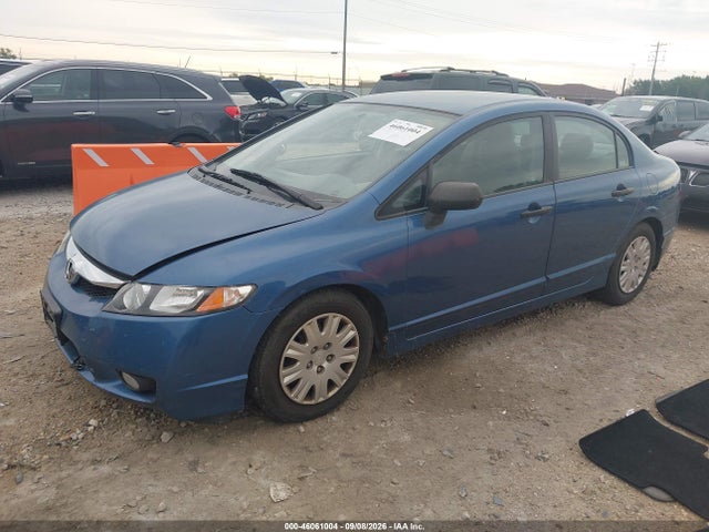 46061004 :رقم المزاد ، 1HGFA163X9L002446 vin ، 2009 Honda Civic Vp مزاد بيع