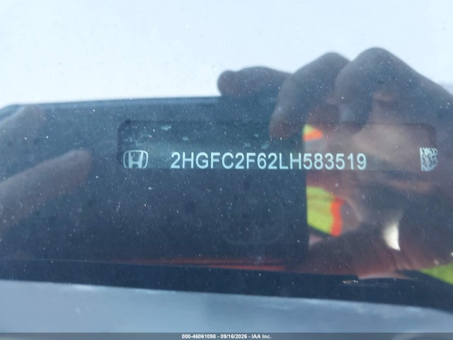 Продаж на аукціоні авто 2020 Honda Civic Lx, vin: 2HGFC2F62LH583519, номер лоту: 46061098