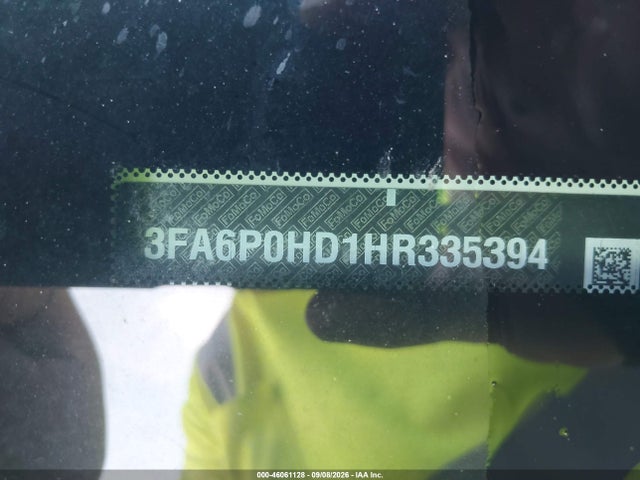 46061128 :رقم المزاد ، 3FA6P0HD1HR335394 vin ، 2017 Ford Fusion Se مزاد بيع
