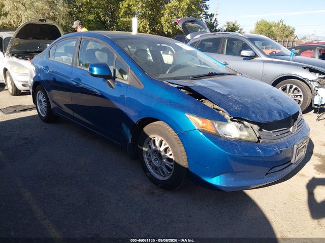 Auction sale of the 2012 Honda Civic Lx, vin: 19XFB2F58CE056962, lot number: 46061135