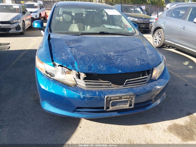 Продаж на аукціоні авто 2012 Honda Civic Lx, vin: 19XFB2F58CE056962, номер лоту: 46061135