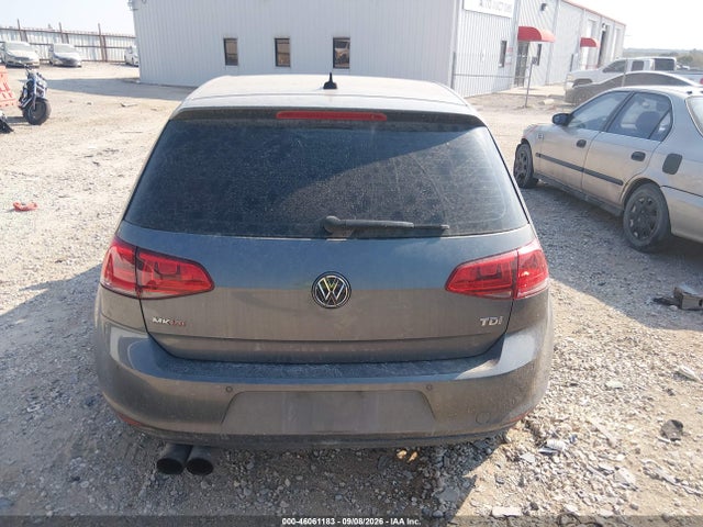 46061183 :رقم المزاد ، 3VW2A7AU5FM072010 vin ، 2015 Volkswagen Golf Tdi Sel 4-door مزاد بيع