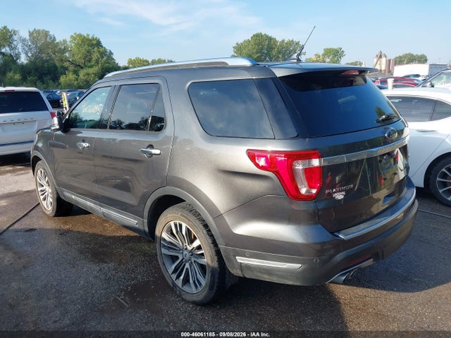 2018 Ford Explorer Platinum მანქანა იყიდება აუქციონზე, vin: 1FM5K8HT4JGA97818, აუქციონის ნომერი: 46061185