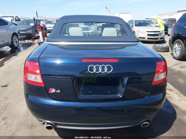2006 Audi S4 მანქანა იყიდება აუქციონზე, vin: WUARL48HX6K900484, აუქციონის ნომერი: 46061231