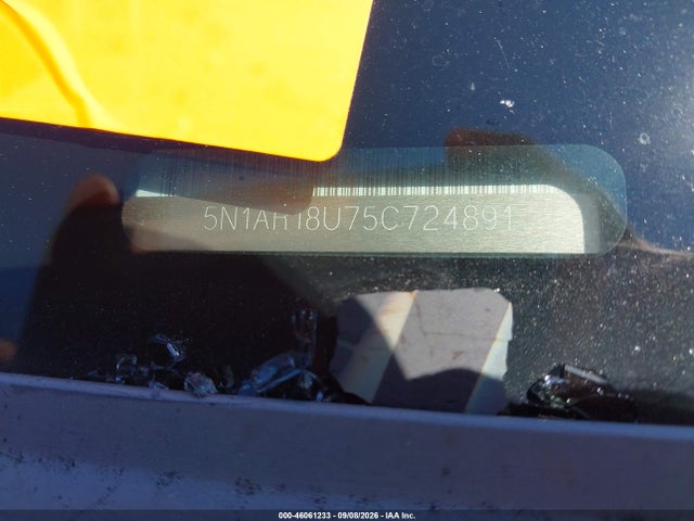 2005 Nissan Pathfinder Xe მანქანა იყიდება აუქციონზე, vin: 5N1AR18U75C724891, აუქციონის ნომერი: 46061233