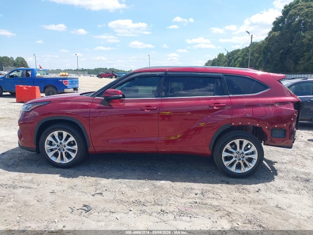 2023 Toyota Highlander Limited მანქანა იყიდება აუქციონზე, vin: 5TDKDRAH0PS016907, აუქციონის ნომერი: 46061274