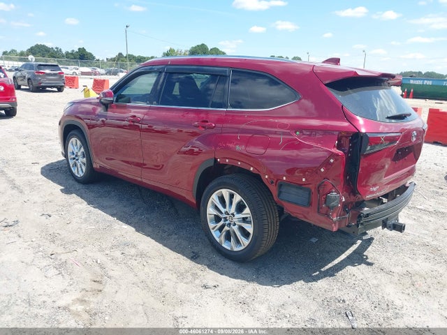 2023 Toyota Highlander Limited მანქანა იყიდება აუქციონზე, vin: 5TDKDRAH0PS016907, აუქციონის ნომერი: 46061274