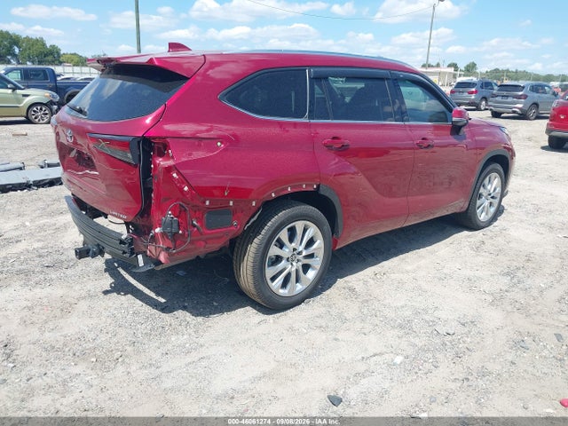 2023 Toyota Highlander Limited მანქანა იყიდება აუქციონზე, vin: 5TDKDRAH0PS016907, აუქციონის ნომერი: 46061274