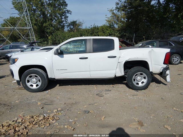 Aukcja sprzedaży 2021 Chevrolet Colorado 2wd  Short Box Wt, vin: 1GCGSBEA1M1282929, numer aukcji: 46061337
