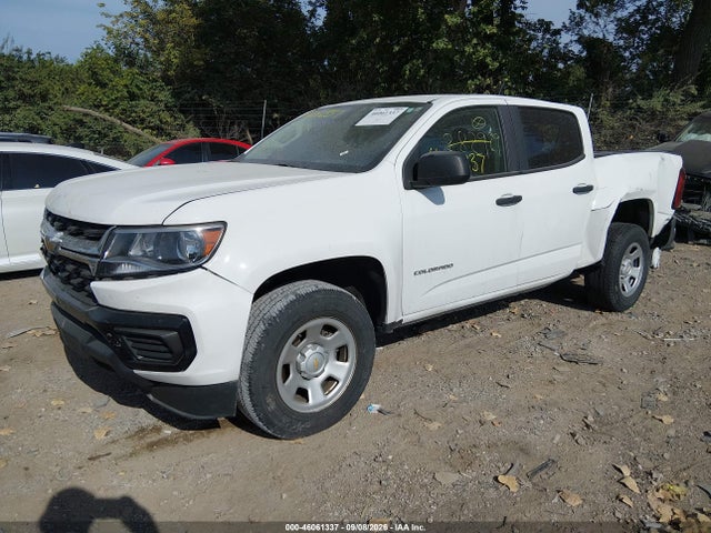 Aukcja sprzedaży 2021 Chevrolet Colorado 2wd  Short Box Wt, vin: 1GCGSBEA1M1282929, numer aukcji: 46061337