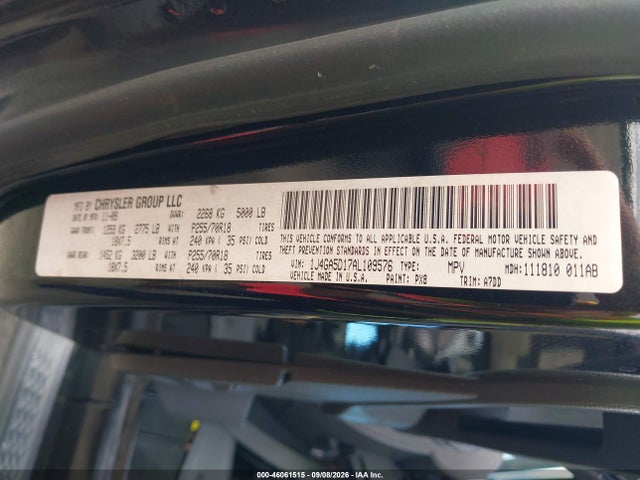 Aukcja sprzedaży 2010 Jeep Wrangler Sahara, vin: 1J4GA5D17AL109576, numer aukcji: 46061515