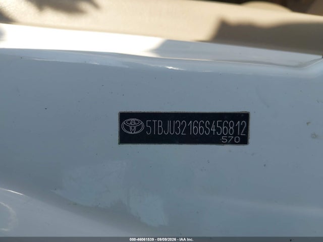 Продажа на аукционе авто 2006 Toyota Tundra, vin: 5TBJU32166S456812, номер лота: 46061539
