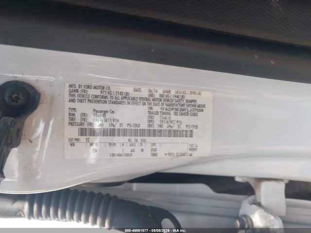 Продаж на аукціоні авто 2014 Ford Focus S, vin: 1FADP3E29EL337058, номер лоту: 46061577