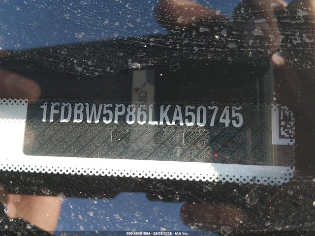 46061594 :رقم المزاد ، 1FDBW5P86LKA50745 vin ، 2020 Ford Transit-350 Cutaway مزاد بيع