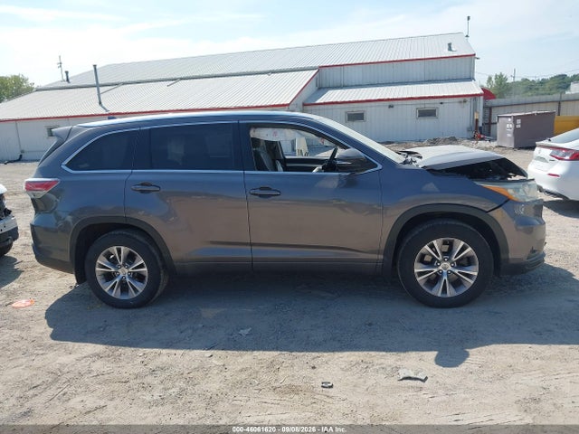 2015 Toyota Highlander Xle V6 მანქანა იყიდება აუქციონზე, vin: 5TDJKRFH2FS169863, აუქციონის ნომერი: 46061620