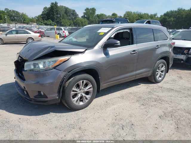 2015 Toyota Highlander Xle V6 მანქანა იყიდება აუქციონზე, vin: 5TDJKRFH2FS169863, აუქციონის ნომერი: 46061620