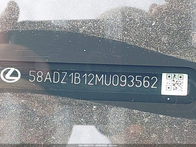 Продажа на аукционе авто 2021 Lexus Es 350, vin: 58ADZ1B12MU093562, номер лота: 46061778