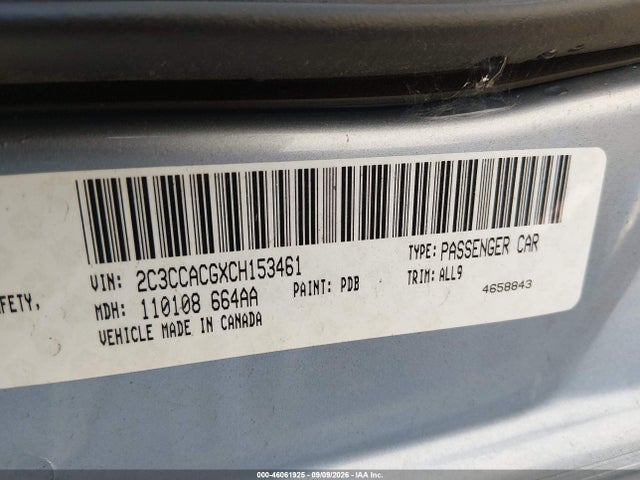 Aukcja sprzedaży 2012 Chrysler 300 Limited, vin: 2C3CCACGXCH153461, numer aukcji: 46061925