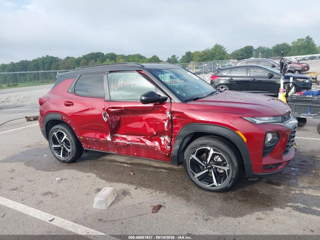 Aukcja sprzedaży 2022 Chevrolet Trailblazer Fwd Rs, vin: KL79MTSLXNB083627, numer aukcji: 46061937