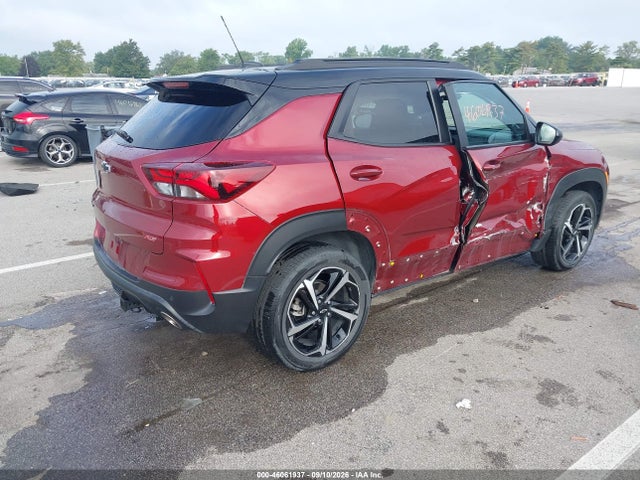 Aukcja sprzedaży 2022 Chevrolet Trailblazer Fwd Rs, vin: KL79MTSLXNB083627, numer aukcji: 46061937