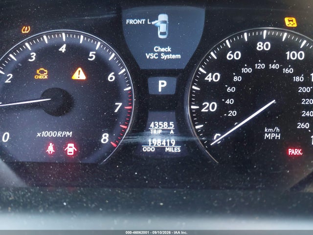 2008 Lexus Ls 460 მანქანა იყიდება აუქციონზე, vin: JTHBL46F185066492, აუქციონის ნომერი: 46062001
