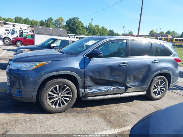 2019 Toyota Highlander Xle მანქანა იყიდება აუქციონზე, vin: 5TDKZRFH2KS345725, აუქციონის ნომერი: 46062106