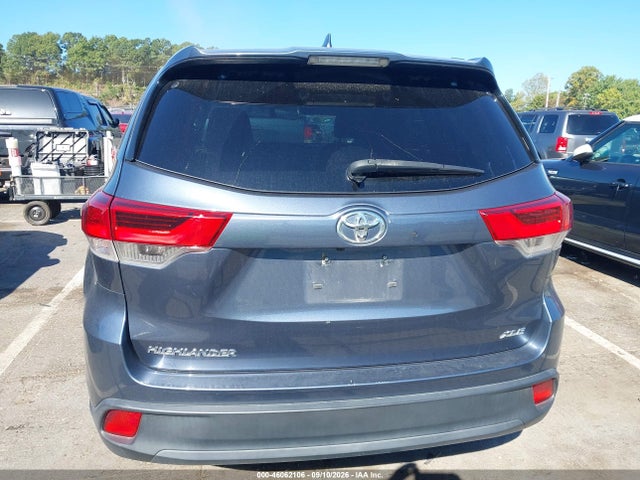 2019 Toyota Highlander Xle მანქანა იყიდება აუქციონზე, vin: 5TDKZRFH2KS345725, აუქციონის ნომერი: 46062106