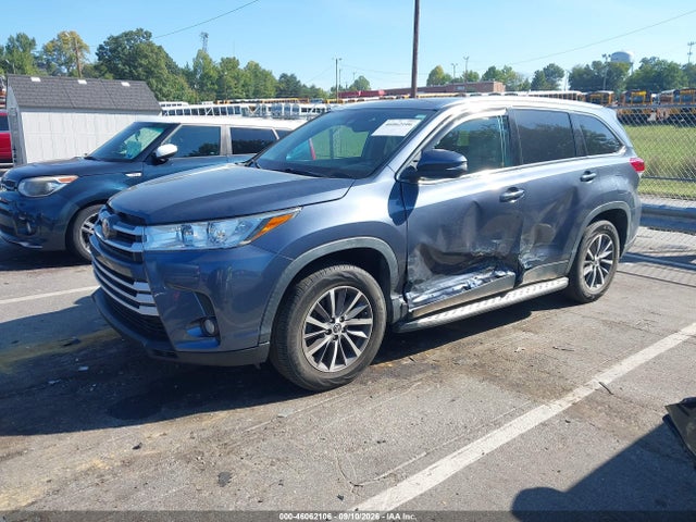 2019 Toyota Highlander Xle მანქანა იყიდება აუქციონზე, vin: 5TDKZRFH2KS345725, აუქციონის ნომერი: 46062106