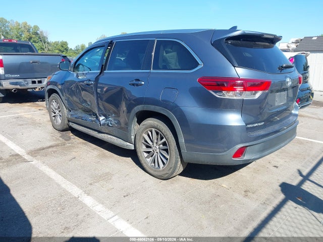 2019 Toyota Highlander Xle მანქანა იყიდება აუქციონზე, vin: 5TDKZRFH2KS345725, აუქციონის ნომერი: 46062106