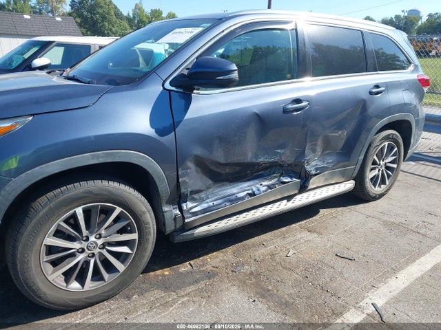 2019 Toyota Highlander Xle მანქანა იყიდება აუქციონზე, vin: 5TDKZRFH2KS345725, აუქციონის ნომერი: 46062106