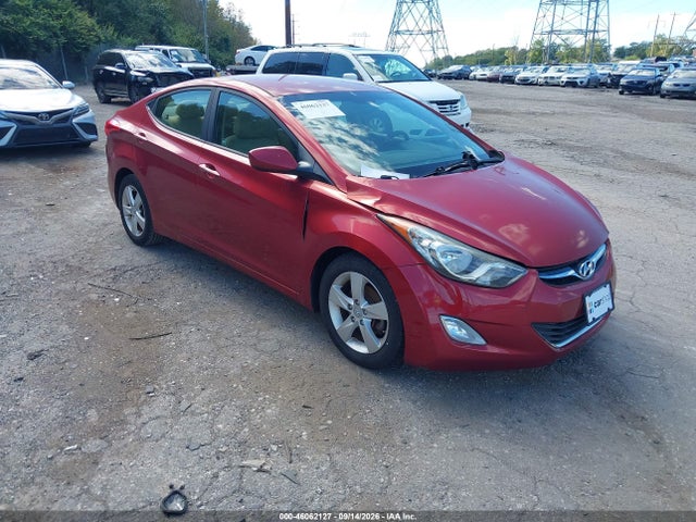 2013 Hyundai Elantra Gls მანქანა იყიდება აუქციონზე, vin: 5NPDH4AE6DH249021, აუქციონის ნომერი: 46062127