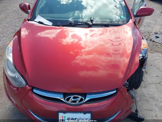 2013 Hyundai Elantra Gls მანქანა იყიდება აუქციონზე, vin: 5NPDH4AE6DH249021, აუქციონის ნომერი: 46062127
