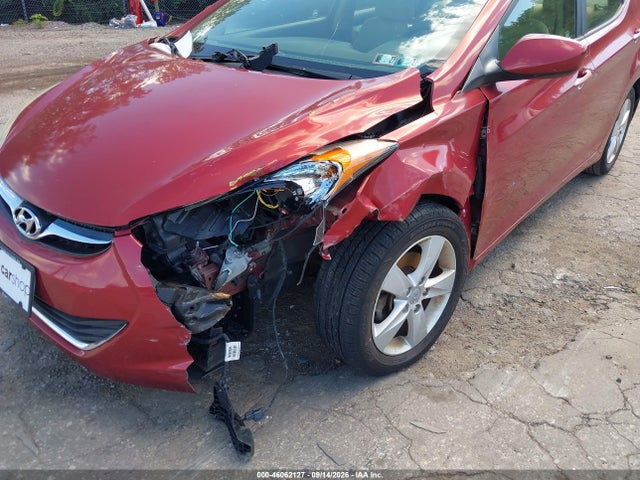 2013 Hyundai Elantra Gls მანქანა იყიდება აუქციონზე, vin: 5NPDH4AE6DH249021, აუქციონის ნომერი: 46062127
