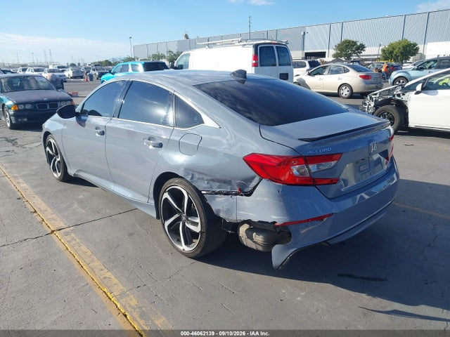 46062139 :رقم المزاد ، 1HGCV1F3XNA068699 vin ، 2022 Honda Accord Sport مزاد بيع