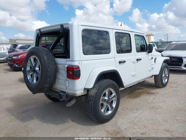 2018 Jeep Wrangler Unlimited Sahara 4x4 მანქანა იყიდება აუქციონზე, vin: 1C4HJXEG6JW324065, აუქციონის ნომერი: 46062169
