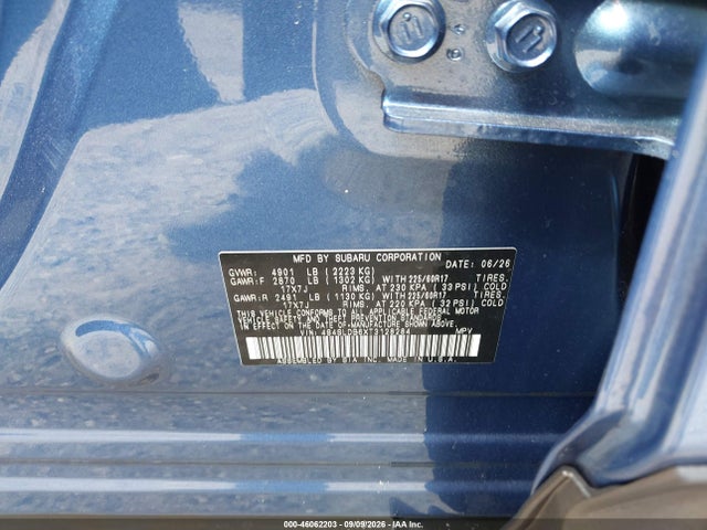 2026 Subaru Forester Premium მანქანა იყიდება აუქციონზე, vin: 4S4SLDB6XT3128284, აუქციონის ნომერი: 46062203
