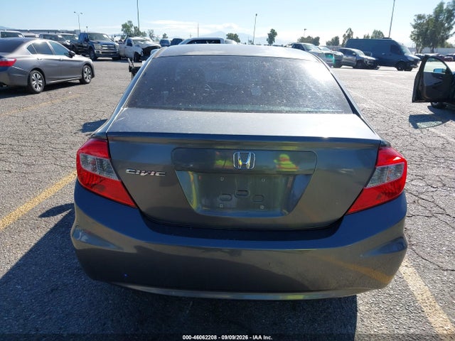46062208 :رقم المزاد ، 2HGFB2F52CH313331 vin ، 2012 Honda Civic Lx مزاد بيع
