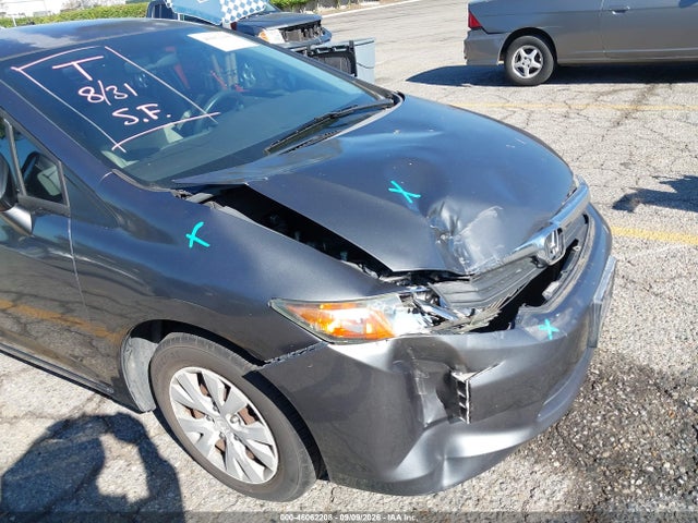 46062208 :رقم المزاد ، 2HGFB2F52CH313331 vin ، 2012 Honda Civic Lx مزاد بيع