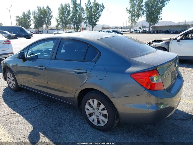 46062208 :رقم المزاد ، 2HGFB2F52CH313331 vin ، 2012 Honda Civic Lx مزاد بيع