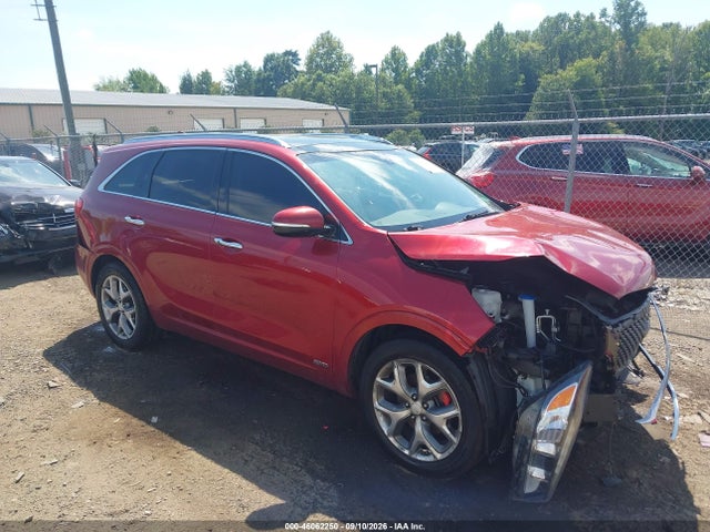 2018 Kia Sorento 3.3l Sx მანქანა იყიდება აუქციონზე, vin: 5XYPKDA59JG423990, აუქციონის ნომერი: 46062250