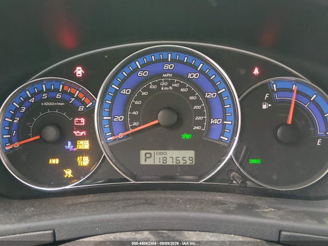 2009 Subaru Forester 2.5x მანქანა იყიდება აუქციონზე, vin: JF2SH61639H747776, აუქციონის ნომერი: 46062304