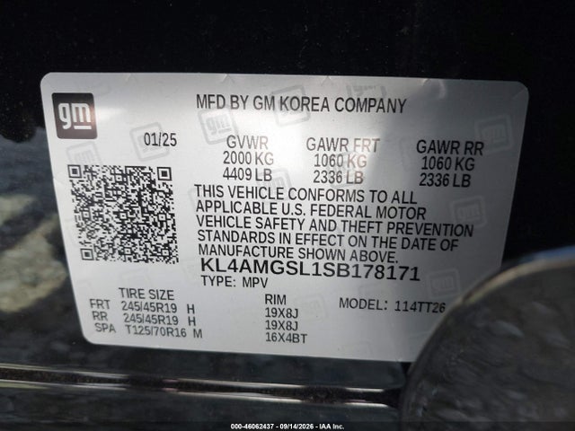 Aukcja sprzedaży 2025 Buick Encore Gx Avenir Awd, vin: KL4AMGSL1SB178171, numer aukcji: 46062437