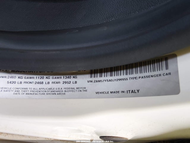 Maserati GHIBLI S 2018 ZAM57YSA0J1299955 Image 9