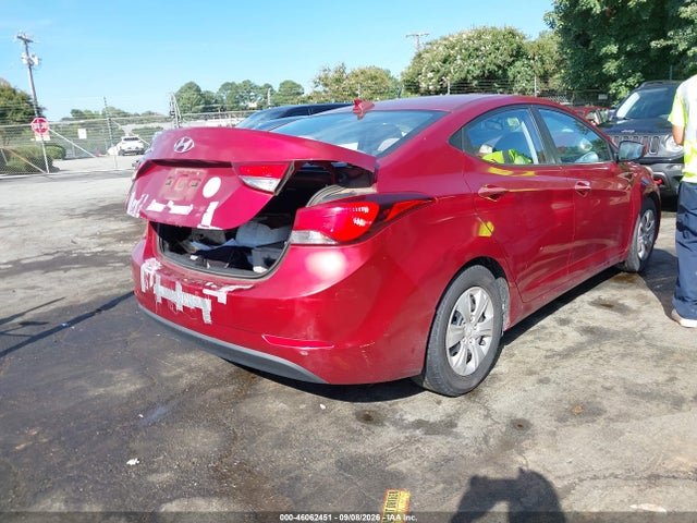 2016 Hyundai Elantra Se მანქანა იყიდება აუქციონზე, vin: 5NPDH4AE0GH704580, აუქციონის ნომერი: 46062451