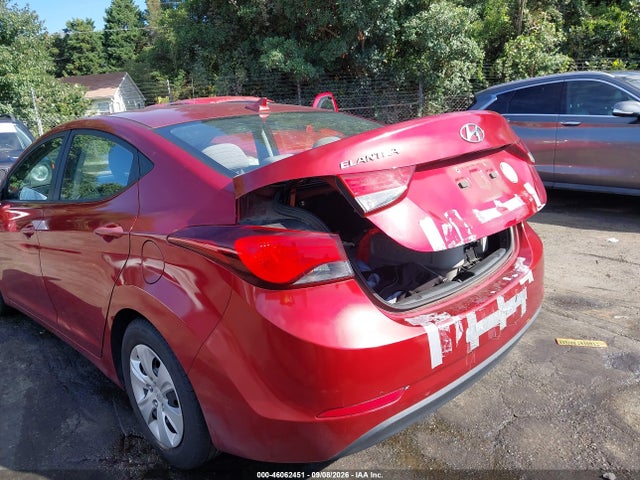 2016 Hyundai Elantra Se მანქანა იყიდება აუქციონზე, vin: 5NPDH4AE0GH704580, აუქციონის ნომერი: 46062451
