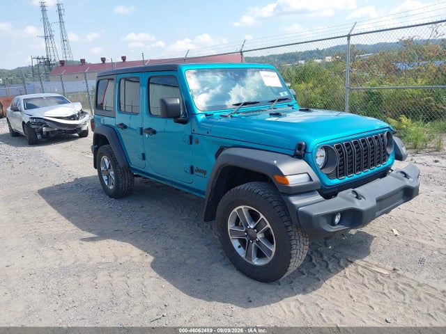 Auction sale of the 2024 Jeep Wrangler 4-door Sport Rhd 4x4, vin: 1C4PJXKN3RW237007, lot number: 46062489