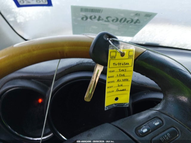 46062496 :رقم المزاد ، JTJGW31U872003093 vin ، 2007 Lexus Rx 400h مزاد بيع